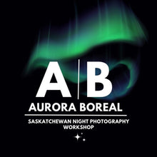 Load image into Gallery viewer, Northern Lights Photography Workshop in Saskatchewan, Canada
